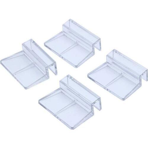 New 4Pcs Fish Aquatic Pet Parts Aquarium Fish Tank Acrylic Clips Glass Cover Support Holders Pet Supplies