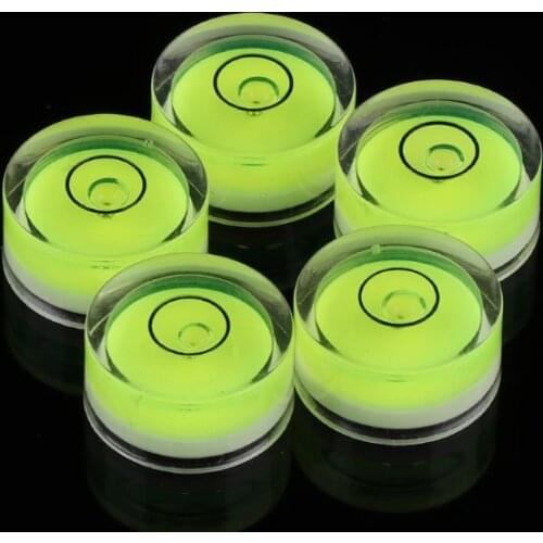 5pcs Round Bubble Level Mini Level Bullseye Level Measurement Instrument