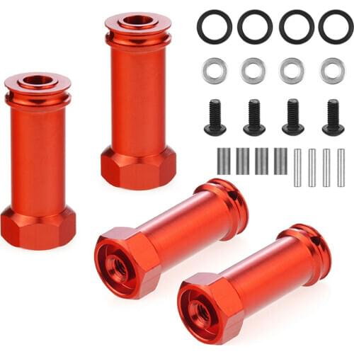 12mm Aluminum Wheel Hex Hub Adapters Long 30mm Adaptor Extension Combiner Coupler RC Car Parts for 1/12 Wltoys 12428 12423