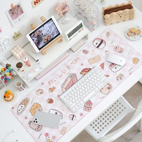 Oversized Waterproof Pu Mouse Pad Student Writing Pad Office Computer Desk Mat Laptop Cushion Desk Organizer with Calendar