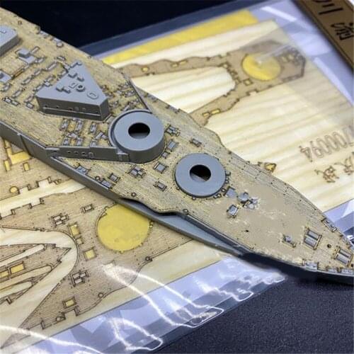 1/700 Scale Wooden Deck Masking Sheet Anchor Chain for Trumpeter 05780 HMS Warspite 1915 Model