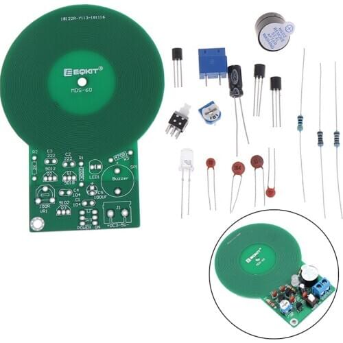 Electronic DC 3V-5V 60mm Non-contact Sensor Board Module Metal Detector Electronic Part Metal Detector With Battery Case DIY Kit