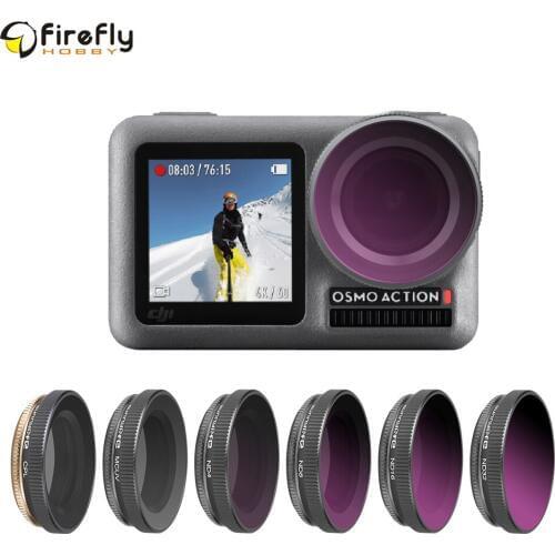 Sunnylife Sport Camera Lens Filter ND/PL CPL Diving Filters for DJI OSMO Action
