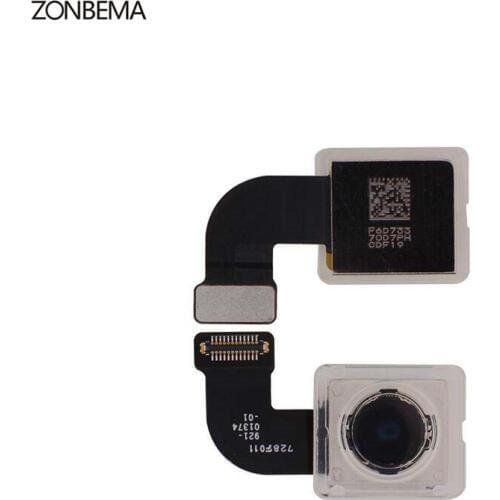 ZONBEMA 100% Original Test Back Rear Camera With Flash Module Sensor Flex Cable For iPhone 8 8 Plus X Replacement Parts