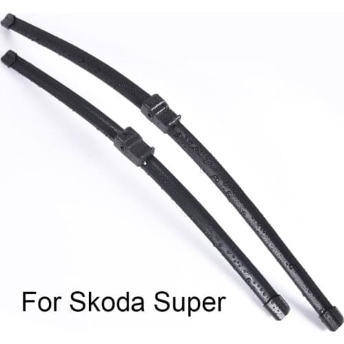 Car Windshield Wiper Blades For Skoda Octavia from 2004 2005 2006 2007 2008 2009 2010 2011 2012 Car Windscreen wiper Rubber