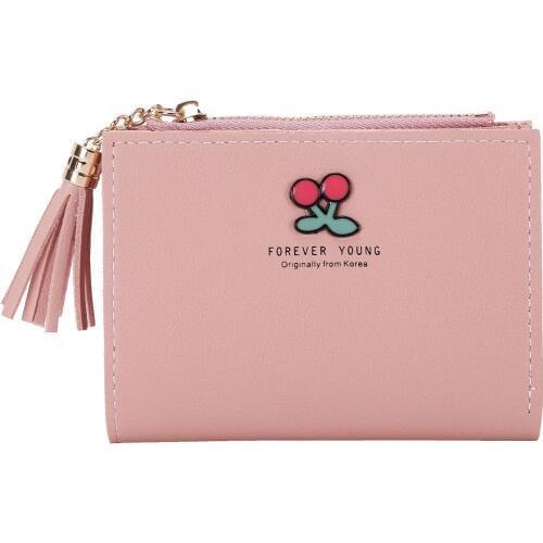 Fashion Female Womens Wallet Elegant Multi-color Card Simple Style Leather Small Coin Purse Wallets Carteras Monedas Feminina