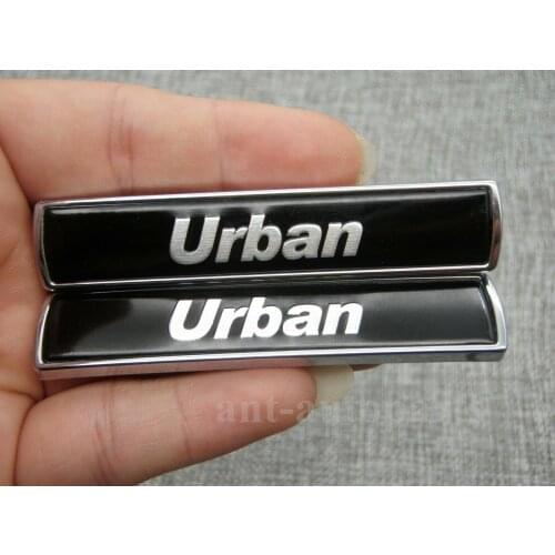 2x Car Side Urban Emblem Sticker Fender Badge Auto Trunk Rear Tailgate