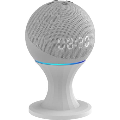 Desktop Sound voice Box Stand Smart Speaker Support Holder Cable Manager Base Bracket pedestal For Echo Dot 4th Gen loudspeaker