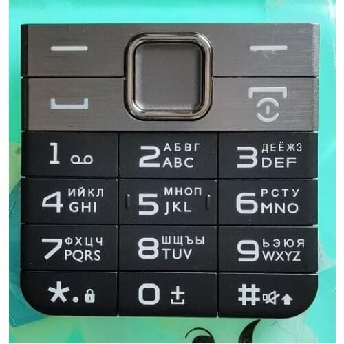 SZWESTTOP Original keypads for Xenium E590 Cellphone,ker button for Xenium CTE590 Mobile Phone,Russian alphabet