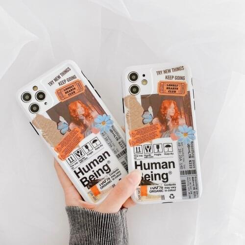 Personality bow Case For iPhone11 Pro Max Xs max 7 8plus XR Phone Cover Body Shell Shockproof Transparent Protection case