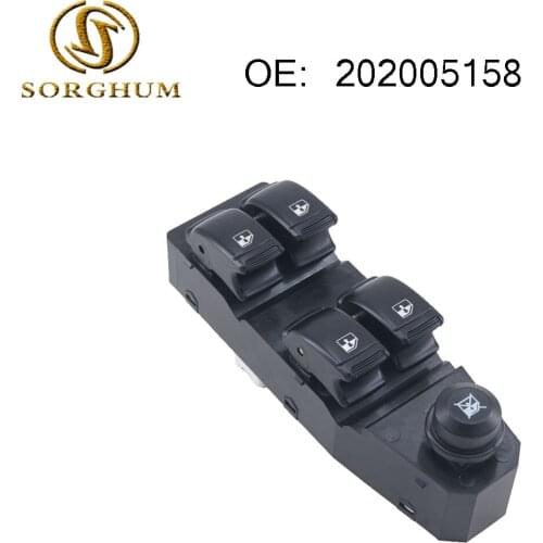 Left Hand Driver Side Power Master Window Switch for Chevrolet Aveo Pontiac 202005158 2712001352