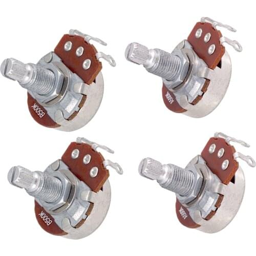 Full Size Pots Log A / Linear B 500k Volume And Tone Potentiometers for Guitar