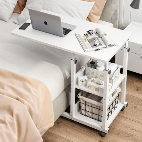 Adjustable Laptop Stand Multifunctional Storage Table For Laptop Modern Simple Home Dormitory Computer Table Bedroom Lazy Desk