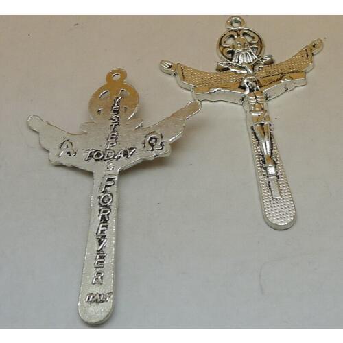 RONGQING 2018 New 20pcs/pack Crosses 57x40mm Religion DIY Necklace Hollow Pendant accessories