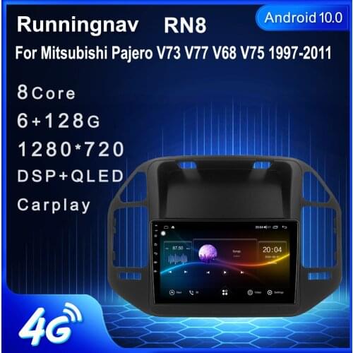 Runningnav For Mitsubishi Pajero V73 V77 V68 V75 1997-2011 Android Car Radio Multimedia Video Player Navigation GPS