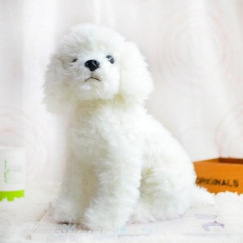 Teddy Dog Kids Plush Toys Brown Simulation Lovely Children Gifts Kawaii Lifelike Stuffed Animals Dolls Cute Forfar Present