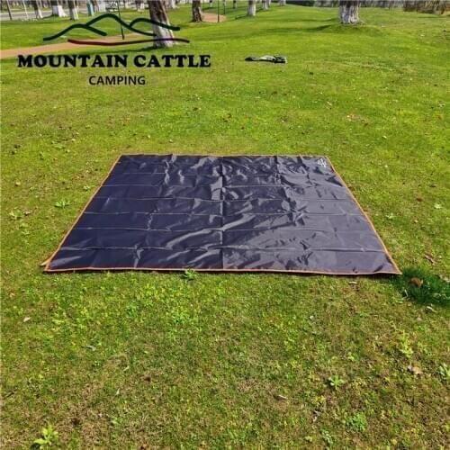 WJ Outdoor Waterproof Sand Free Beach Camping Tent Ground Sheet Backpacking Hiking Picnic Blanket Trekking pole not include
