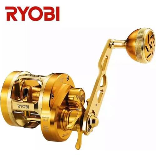 JAPAN Brand RYOBI VARIUS Metal Fishing Reel Drum Wheel 10+1BB 7.0:1 Max Drag 15KG Jigging Boat Reel Bait Casting Reel