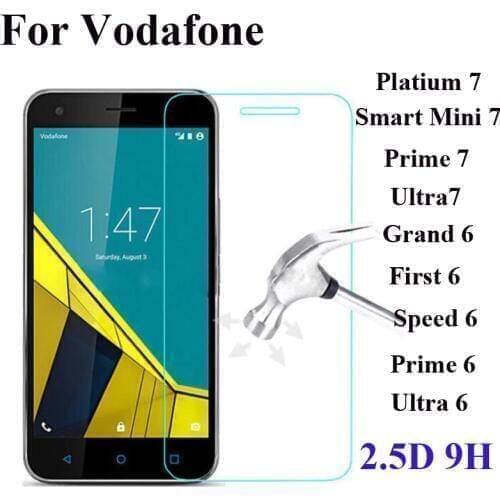 Tempered Glass For Vodafone Smart Prime 6 Ultra 6 7 Speed 6 First 6 Grand Screen Protector Protective Film With Cleaning Kits