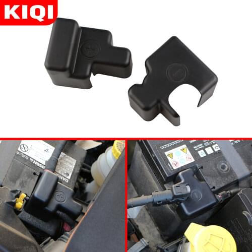 Car Plastic Negative Power Batteries Cover Positive Electrode Battery Protection Covers Fit for Jeep Renegade 2014 - 2019 Parts