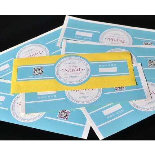 Factory price self adhesive labels sticker , paper adhesive sticker with high quality