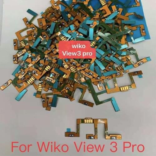 1PCS For Wiko View 3 Pro Power Volume Button Flex Cable Side Key Switch ON OFF Control Button Repair Part