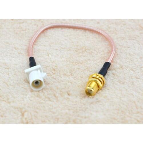 10 Pieces GPS Antenna Extension Cable Fakra B plug Male to SMA Female Jack Pigtail Cable RG316 15CM