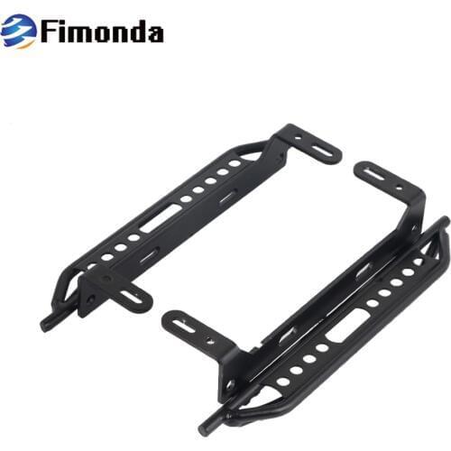 TRX-4 Tough Armor Side Steel Sliders Metal Pedals Upgrade Parts for 1/10 RC Crawler Traxxas TRX4 Defender Bronco