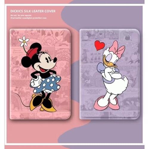 2021 Disney Minnie Daisy Graffiti Tablet Case iPad 10.2 2017-2020 Case iPad Mini 5 4 3 2 1 Case 9.7 2017/18 iPad Air
