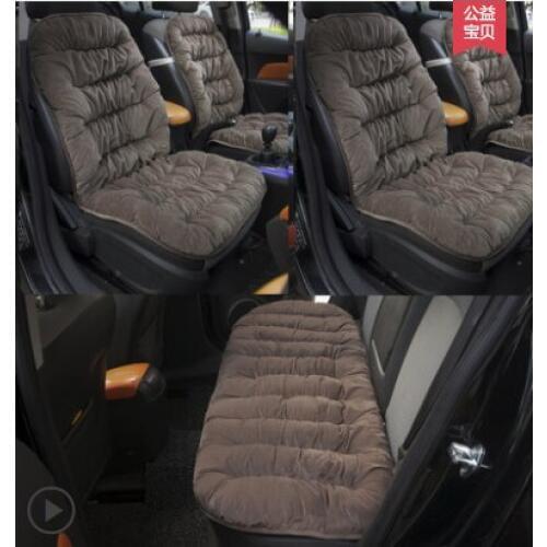 TO YOUR TASTE auto accessories universal crystal velvet car seat cushion for SKODA Octavia Fabia Superb Yeti Rapid Octavia RS