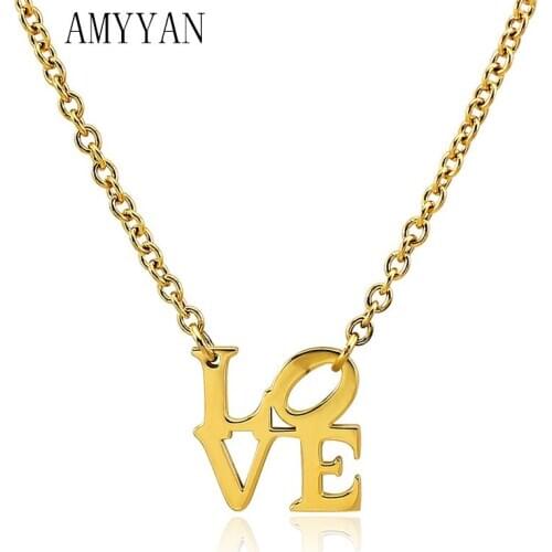 Gold/Silver Color Chain Necklace For Woman Men 316L Stainless Steel Fashion Wedding Engagement Lovers Charm Jewelry