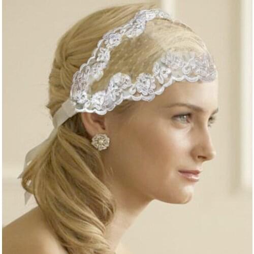 Veil Fascinator Headband Vintage Veil Headband Tea Party Fascinator Veil for Women Bridal Wedding Veil for Women