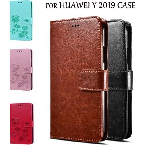 Flip Case For Huawei Huawei Y6 Y5 Pro 2019 Wallet Cover Capas For Y7 Y6 Prime 2019 Phone Protector PU Leather Stand Case Capas