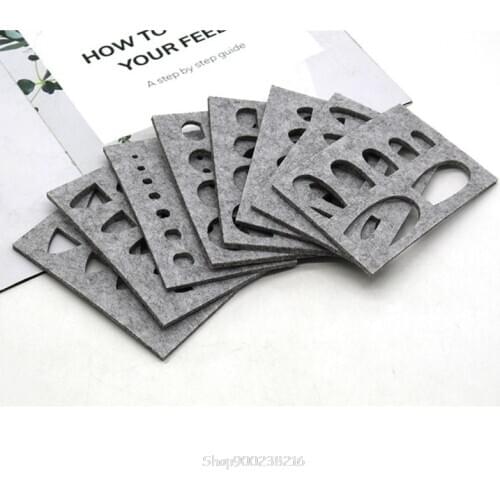 8pcs Wool Felt Mold Needle Felting DIY Craft Stencil Applique Handicraft Shaping Mould Sewing S01 20 Dropship