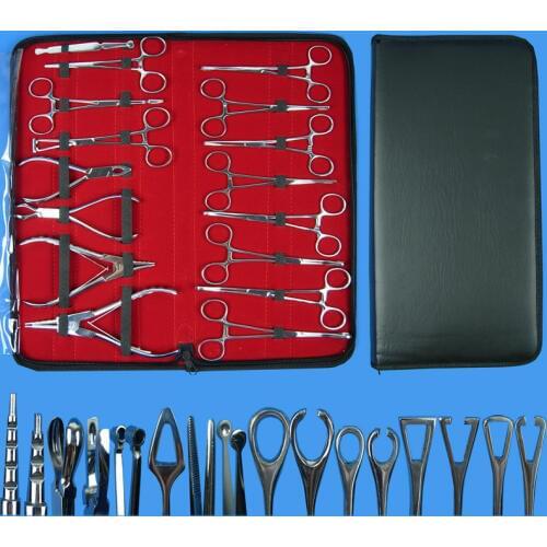 Quality 316 Surgical Stainless Steel Disposable Anti-allergic Puncture Tool Kits Body Piercing Tools 16PCS/Set