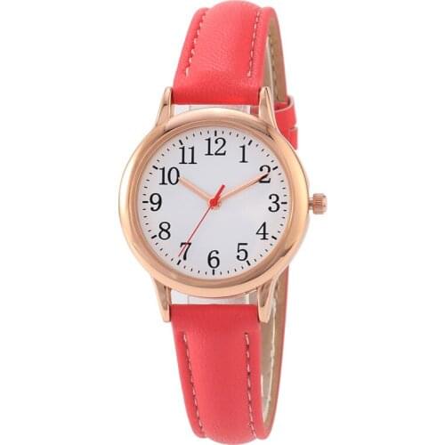 Classic Women Vintage Quartz Watches Arabic Number Ladies Fashion Easy Reading Wristwatch Female Clock