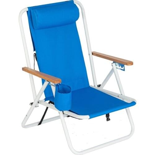 Lounge Beach Chair Fishing Backrest Lightweight Folding Chair Outdoor Portable Camping Deck Chairs for Hiking Fishing