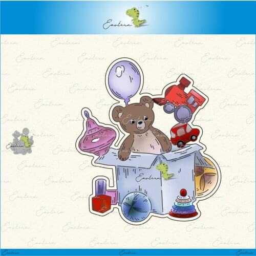 Toy box metal cutting dies 2021 new diy molds Scrapbooking Paper Making die cuts crafts