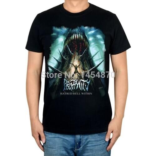 New Cool Profanity Brand t shirt High Quality 100%Cotton Punk items fitness Hardrock Metal Black shirts ghost hiphop