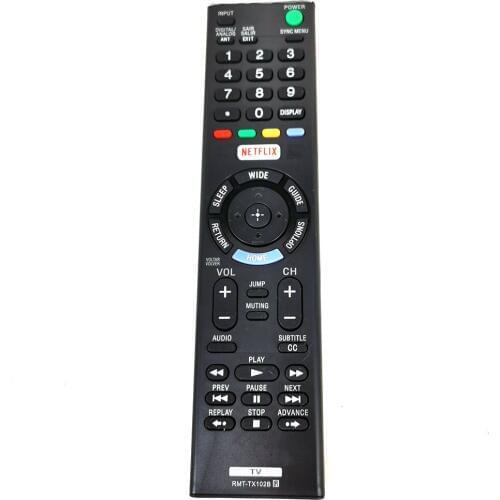 New RMT-TX102B For SONY NETFLIX LED HDTV Remote Control KDL40W657D KDL40W659D KDL48R555C KDL48R557C Fernbedienung