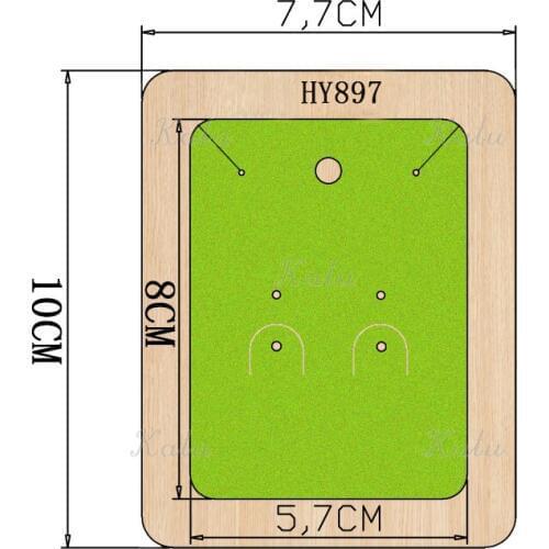 Earrings bow jewelry card cutting dies 2019 die cut & wooden dies Suitable for common die cutting machines on the marke