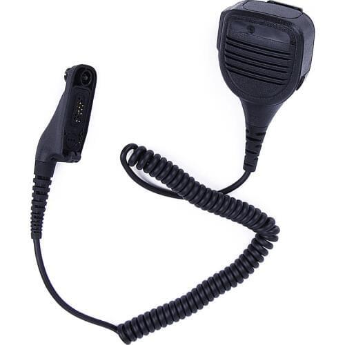Heavy Duty Rugged Speaker Mic PTT for Motorola Walkie Talkie DP4400 DP4401 APX2000 DGP8550 DGP8050 Two Way Radio