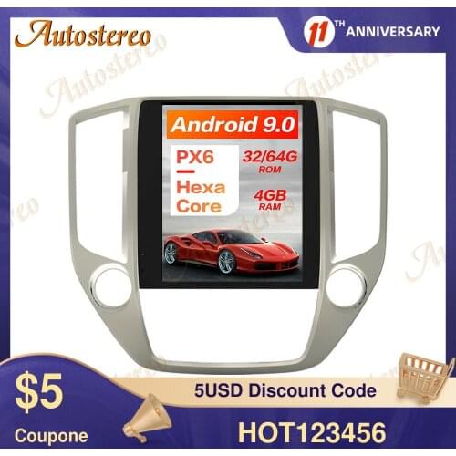 Tesla Style Android 9.0 6Core Car Player GPS Navigation For Changan CS95 2016-2018 Stereo Headunit Multimedia Player Auto Radio