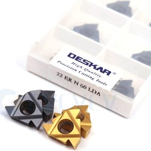 22ER 22IR N55 N60 LDA LDC CNC Lathe Inside And Outside Threaded Machining Blade Carbide Inserts Turning Tools Quality Assurance