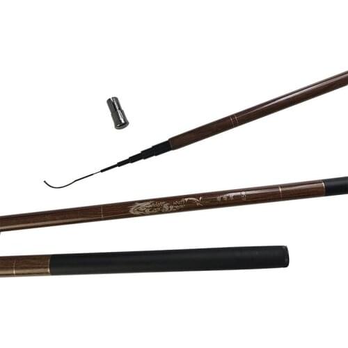 Ultra Light Stream Fishing Rod Telescopic Carbon Fiber Feeder Fishing Rod Carp Pole 3.6/4.5/5.4/6.3/7.2M Fishing Rod Lure Sir