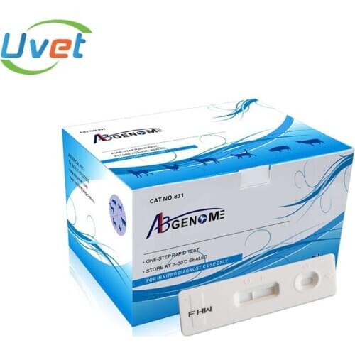 Uvet Veterinary Feline canine Heartworm Ag Rapid Test dog cat Heartworm Ag text
