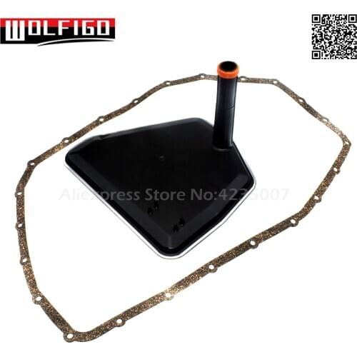 WOLFIGO New For Audi S4 Quattro A8 A6 A4 Auto Trans Filter & Oil Pan Gasket 09L321371,09L325429, 09L 325 429,09L325429S2