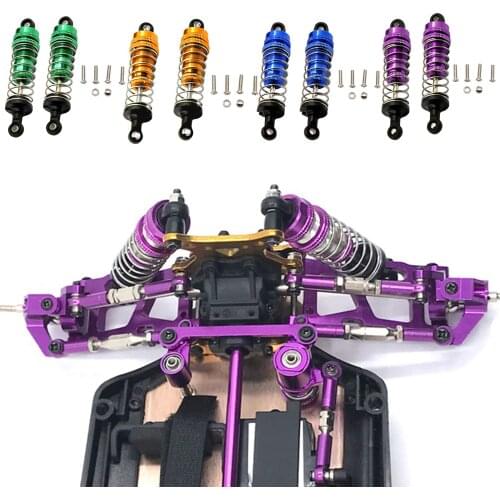 1 Pair Metal Front&Rear Shock Absorber For 1/14 WLtoy 144001 1316 RC Car Upgrade Part
