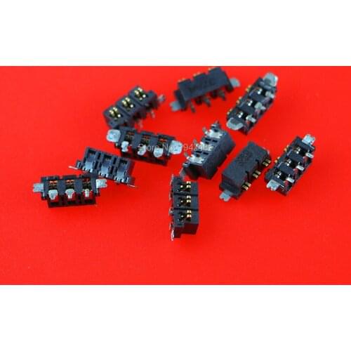 100pcs Original used replacement Socket connector DC Jack Slot for 2DS battery
