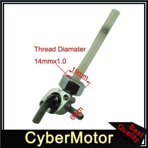 14mmx1.0 Gas Fuel Petcock Tap Switch Valve For Honda CM185T CM200T ATC185 ATC200 ATC200S ATC200X Motorcycle 3-Wheeler Motor Bike
